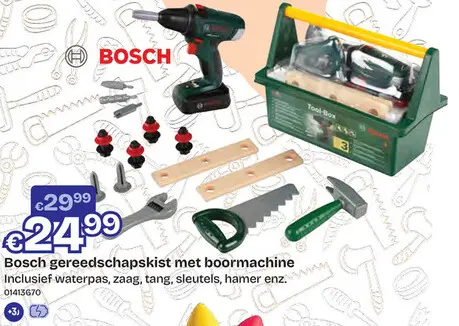 Aanbieding: Gereedschapskist met boormachine