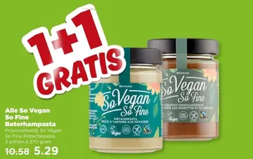 Aanbieding: Alle So Vegan So Fine Boterhampasta