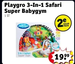 Aanbieding: 3-In-1 Safari Super Babygym