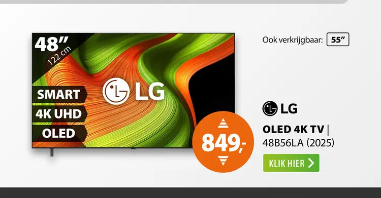 Aanbieding: LG OLED 4K 48B56LA (2025)