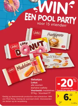 Aanbieding: Gebakjes
