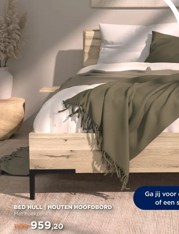 Aanbieding: Bed hull | houten hoofdbord