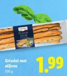 Aanbieding: Grissini met olijven
