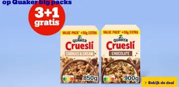 Aanbieding: Quaker Cruesli