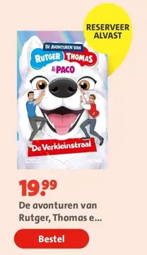 Aanbieding: De avonturen van Rutger, Thomas en Paco