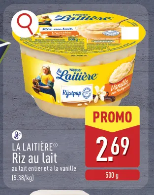 Offre: Riz au lait