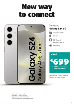 Aanbieding: Samsung Galaxy S24 5G