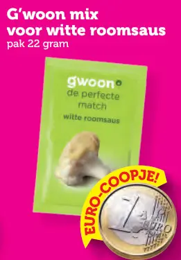 Aanbieding: G'woon mix voor witte roomsaus