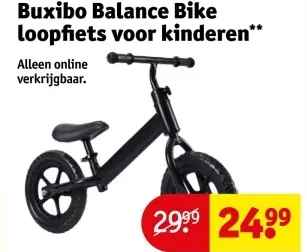 Aanbieding: Buxibo Balance Bike loopfiets voor kinderen