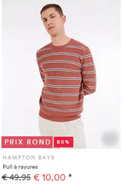 Offre: Pull à rayures