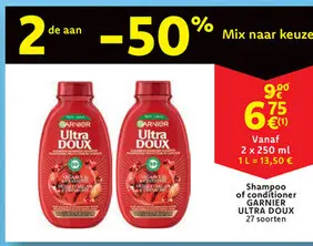 Aanbieding: Shampoo of conditioner GARNIER ULTRA DOUX