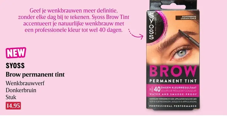 Promotie: Brow permanent tint