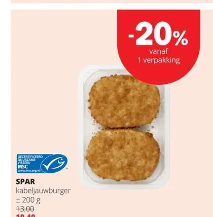 Promotie: Kabeljauwburger