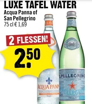 Aanbieding: Luxe Tafel Water
