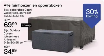 Aanbieding: Alle tuinhoezen en opbergboxen