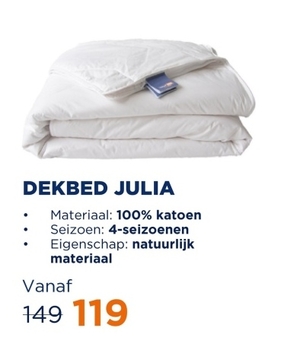 Aanbieding: DEKBED JULIA