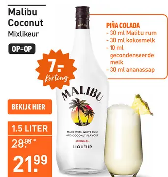 Aanbieding: Malibu Coconut