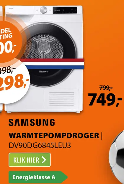 Aanbieding: Samsung DV90DG6845LEU3