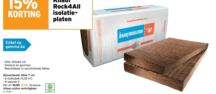 Promotie: Isolatieplaten