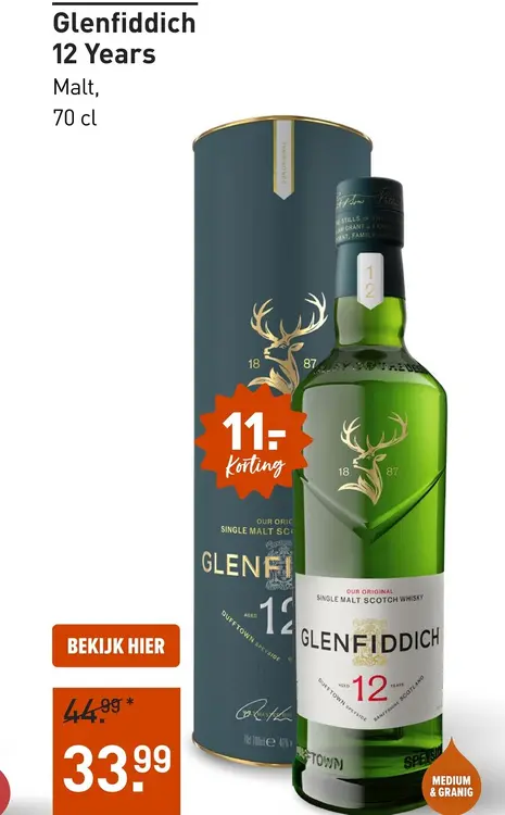 Aanbieding: Glenfiddich 12 Years