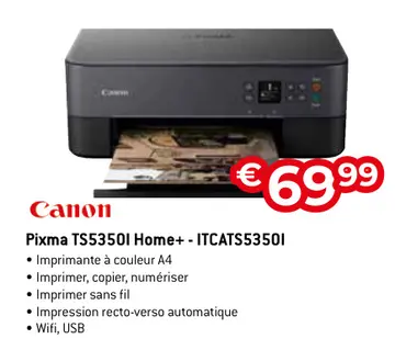 Offre: Pixma TS53501 Home+- ITCATS53501