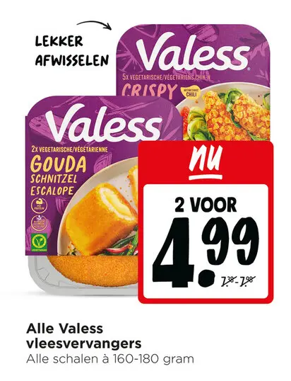 Aanbieding: Valess vleesvervangers
