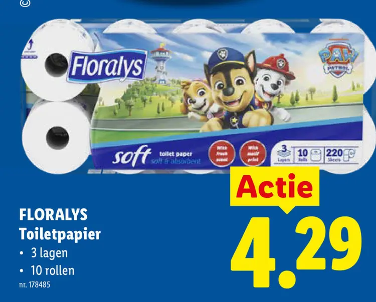 Promotie: Toiletpapier