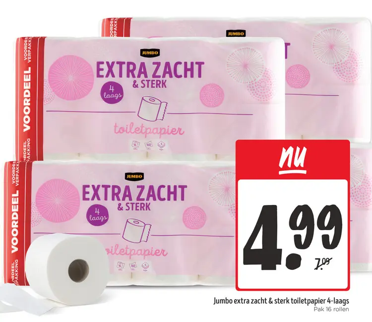 Aanbieding: Extra zacht & sterk toiletpapier