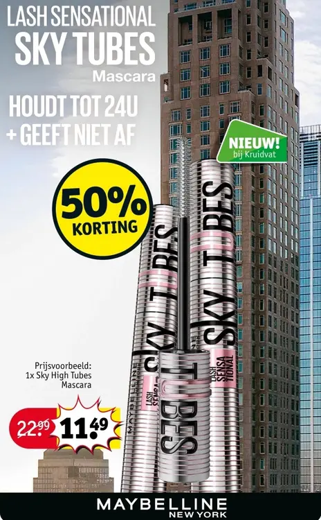 Aanbieding: Lash Sensational Sky Tubes Mascara
