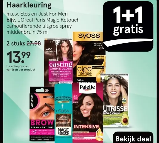 Aanbieding: Haarkleuring