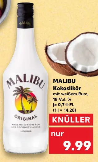 Aanbieding: Kokoslikör