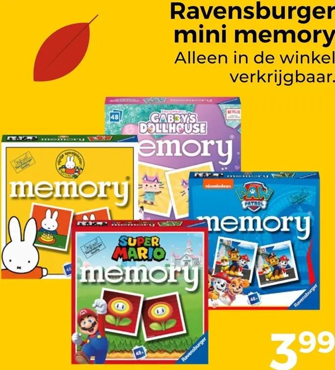 Aanbieding: Mini memory