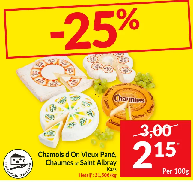 Promotie: Chamois d'Or, Vieux Pané, Chaumes of Saint Al