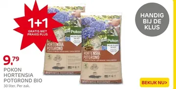 Aanbieding: POKON HORTENSIA POTGROND BIO