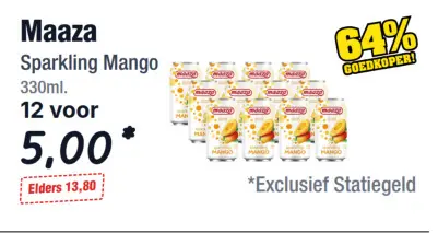 Aanbieding: Maaza Sparkling Mango