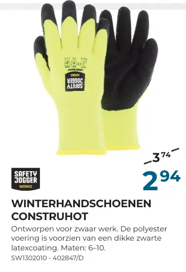 Promotie: Winterhandschoenen construhot
