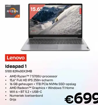 Aanbieding: Ideapad 1