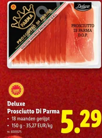 Promotie: Prosciutto Di Parma