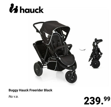 Aanbieding: Buggy Hauck Freerider Black