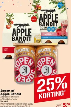 Aanbieding: Jopen of Apple Bandit