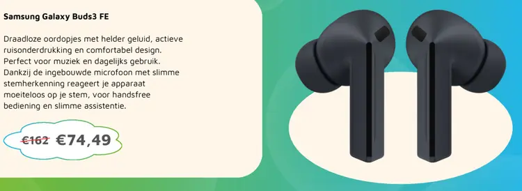 Aanbieding: Samsung Galaxy Buds3 FE