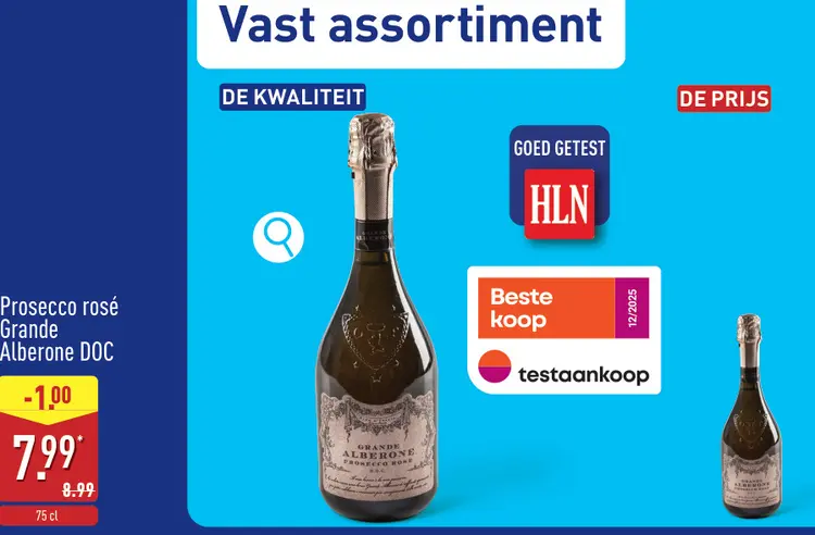 Promotie: Prosecco rosé Grande Alberone DOC