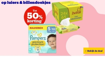 Aanbieding: Pampers premium protection luiers