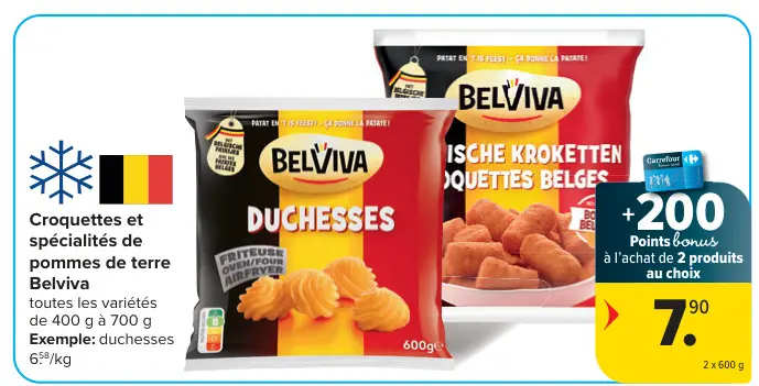Offre: Croquettes et spécialités de pommes de terre