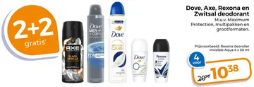 Aanbieding: Dove, Axe, Rexona en Zwitsal deodorant