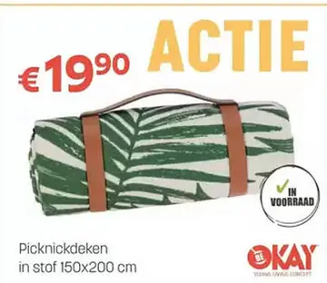 Aanbieding: Picknickdeken