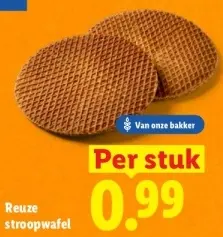 Aanbieding: Reuze stroopwafel