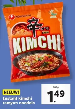Aanbieding: Instant kimchi ramyun