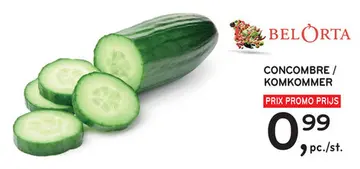 Offre: Concombre / komkommer
