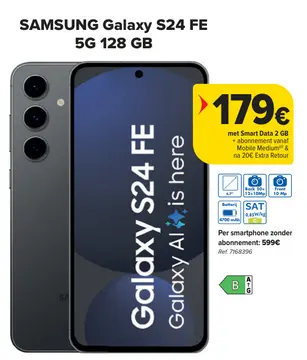 Aanbieding: SAMSUNG Galaxy S24 FE 5G 128 GB